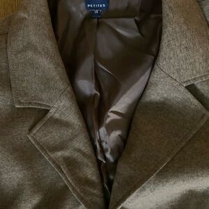 Petites Brown Blazer